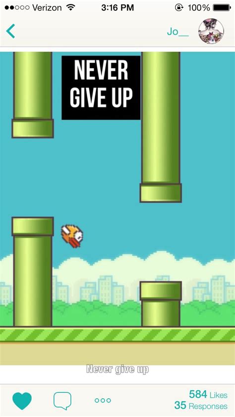 Flappy bird www.flappygame.com Flappy Bird, Funny Phrases, Never Give Up, I Laughed, Haha, Birds ...