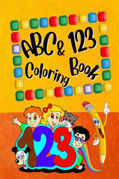 ABC & 123 Coloring Book