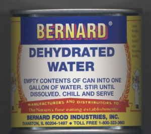 can of dehydrated water - Picture | eBaum's World