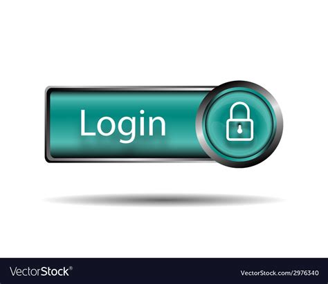 Login button sign Royalty Free Vector Image - VectorStock