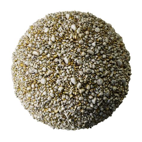Pea Gravel Pebbles | FREE 3D stone materials | BlenderKit