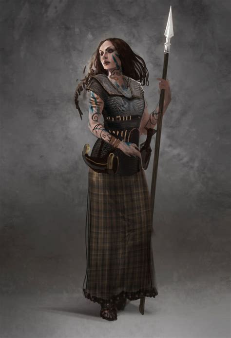 Celtic Warrior Woman