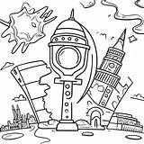 Fun Landmarks Around The World Coloring Page  Coloring Pagescom sketch template