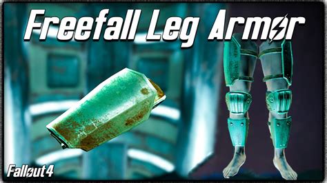 Fallout 4 Jetpack Locations - FREEFALL LEG ARMOR! Rarest Item in the Game! (How to Get) - YouTube