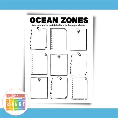 Ocean Zones for Kids and Ocean Activities - Natural Beach Living - Worksheets Library