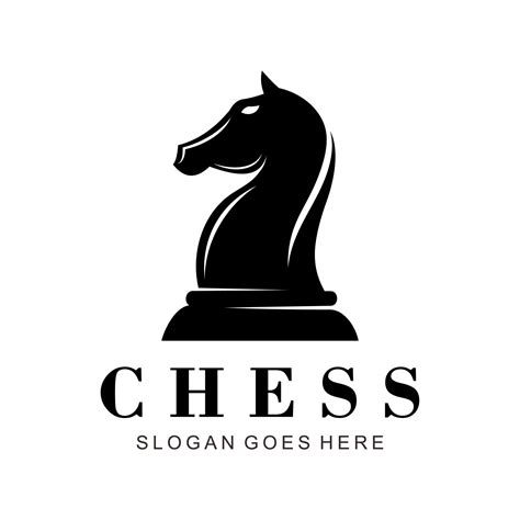 chess knight logo 7955128 Vector Art at Vecteezy