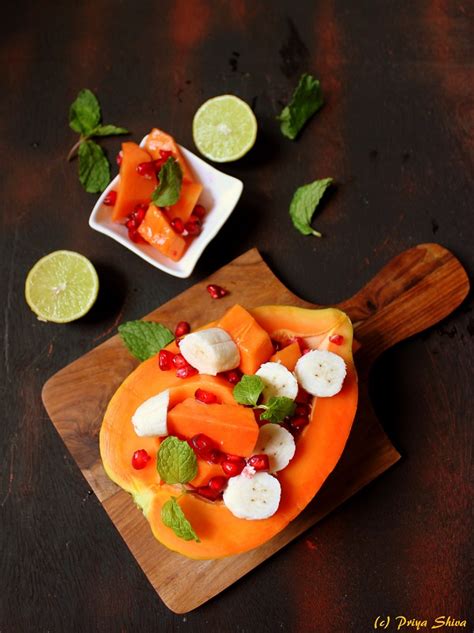 Papaya Fruit Salad - PRIYA KITCHENETTE