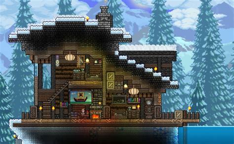 Snow Terraria House | Snow house, Terraria house ideas, Terraria house ...