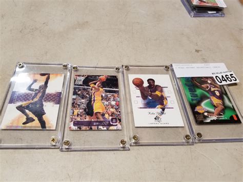 4 KOBE BRYANT BASKETBALL CARDS - Big Valley Auction