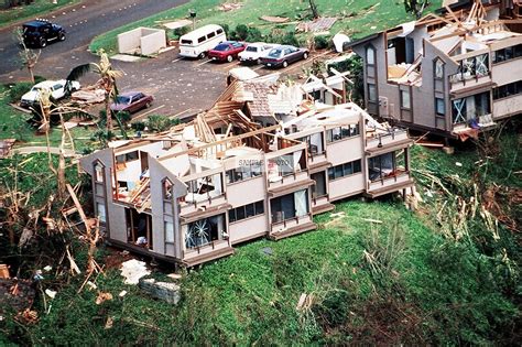 Amazon.com: Photo A view of damage to ocean front homes near the Poipu ...