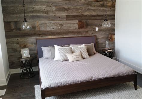 Master Bedroom Wood Accent Wall Bedroom