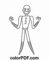 Marionette FNAF – Coloring Pages And Books In PDF sketch template