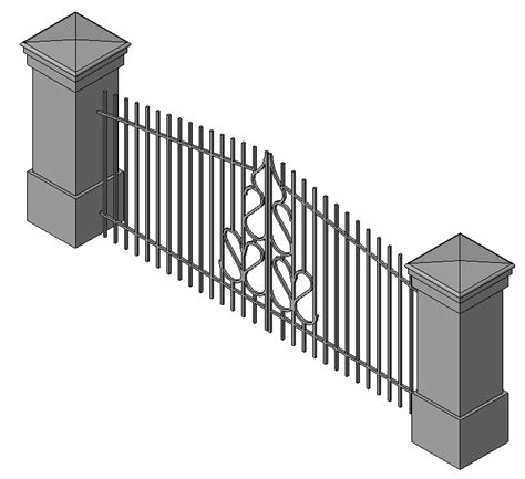 Metal Gate Revit Family