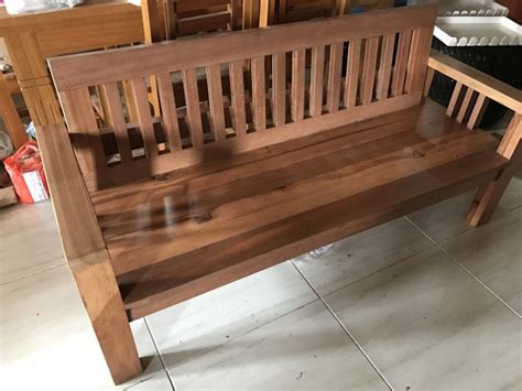 Jual kursi taman kayu ulin outdoor - Kota Surabaya - Malino wood | Tokopedia