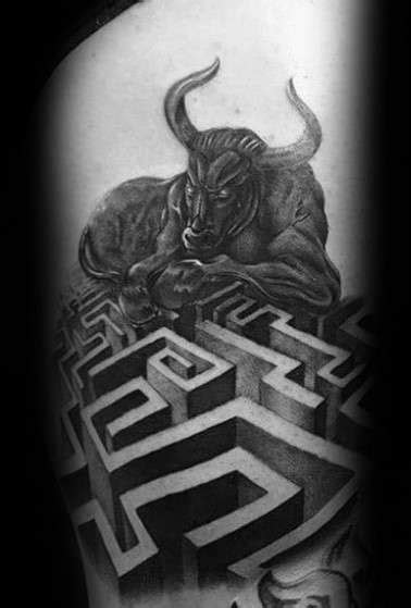 Minotaur Tattoo Meaning: Show Your Inner Beast - InkCites