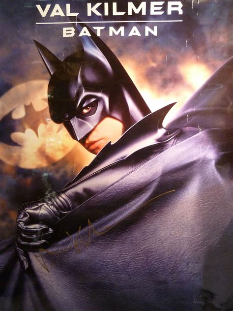 Batman Forever Movie Poster Signed by Val Kilmer | Batman movie posters ...