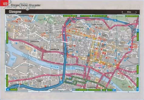 Map Of Glasgow And Surrounding Areas - ToursMaps.com