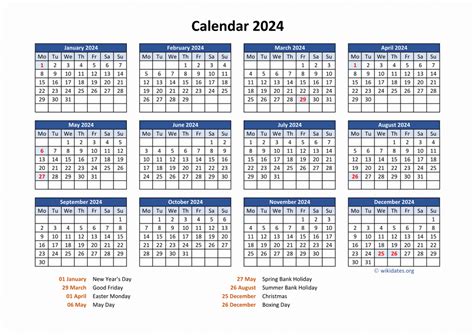 2024 calendar uk with bank holidays printable jan 2024 calendar - calendar 2024 uk bimcaluk ...