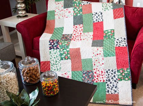 Fat Quarter Shop's Jolly Jabber: Fat Quarter Fizz: Free Quilt Pattern with Fat Quarter Shop