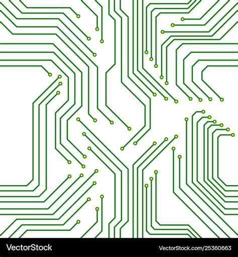 Seamless pattern circuit board technology Vector Image