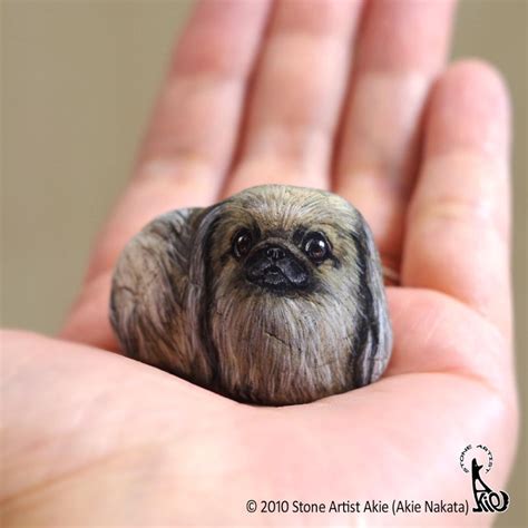 Adorable Animal Stone Paintings by Akie Nakata | The Creative Blog