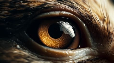 Premium AI Image | A close up of a turkey eye