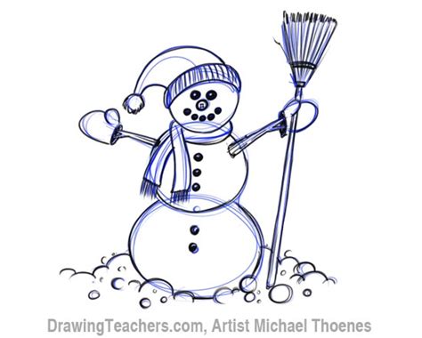 How to Draw a Snowman