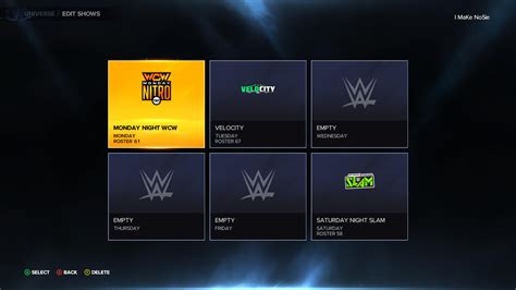 Finally done setting up my universe mode : r/WWE2K23