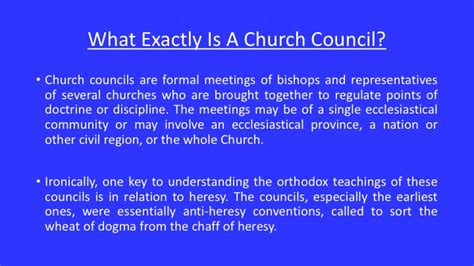 Ecumenical Church Councils