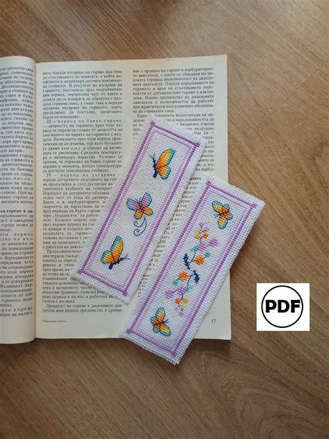 4 Set Butterfly Cross Stitch Bookmark Pattern PDF Pattern for - Etsy