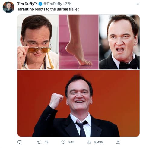 Tarantino | Barbie (2023 Film) | Know Your Meme