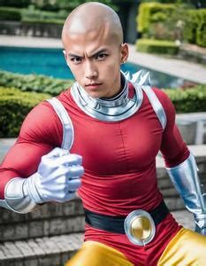 Sonic One Punch Man Cosplay Fancy Dress Face Swap ID:877874