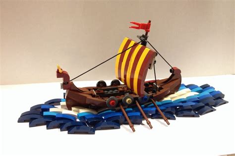 Mini Viking ship WIP #2 updated | Lego pirate ship, Lego spaceship ...