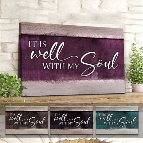 It is well with my soul wall art