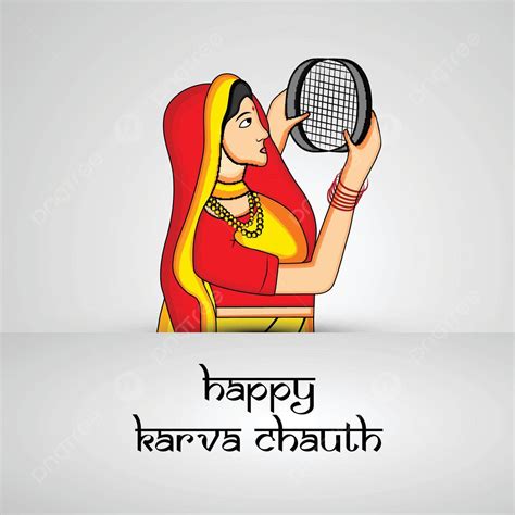 Hindu Festival Karva Chauth Background Ceremony Religious Pray Vector, Ceremony, Religious, Pray ...