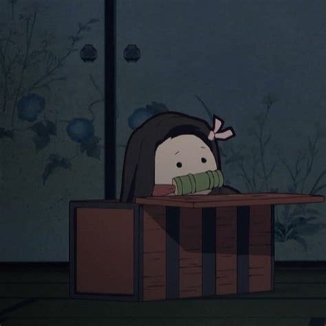 HERE IS THE SMOL NEZUKO IN HER BOX TO MAKE YOUR LIFE BRIGHT