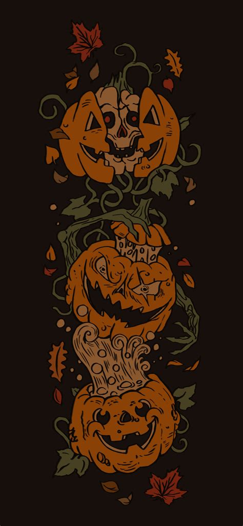 Scary Jack O Lantern Wallpaper