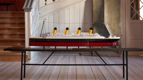 LEGO for Adults 10294 Titanic showcased on The Tonight Show