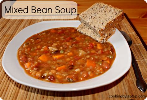 vegetarian mixed bean soup