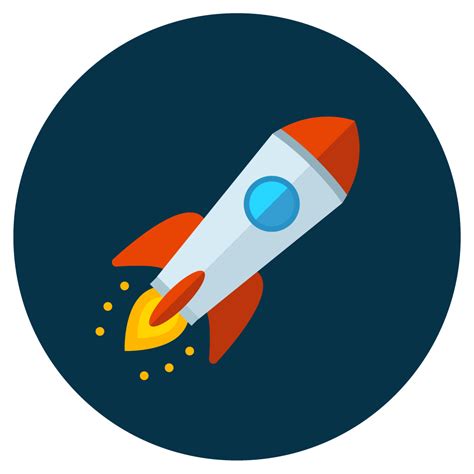 rocket icon vector free download