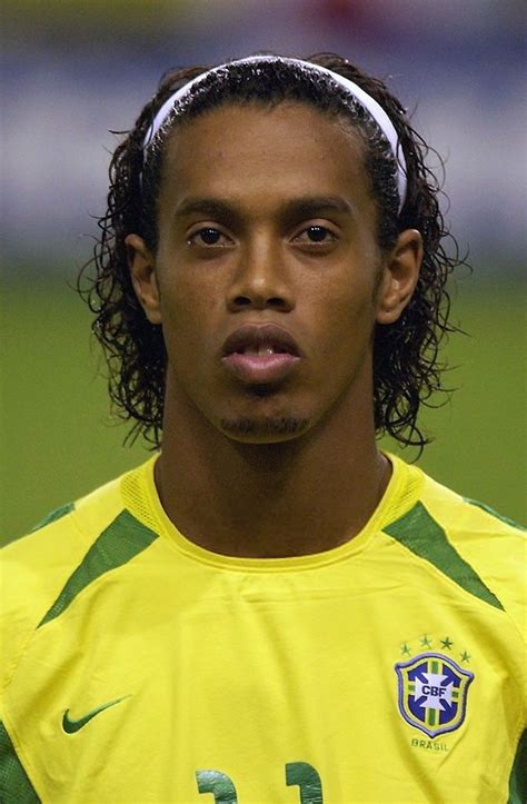 Portrait of Ronaldinho of Brazil before the FIFA World Cup Finals 2002 Second Round match ...