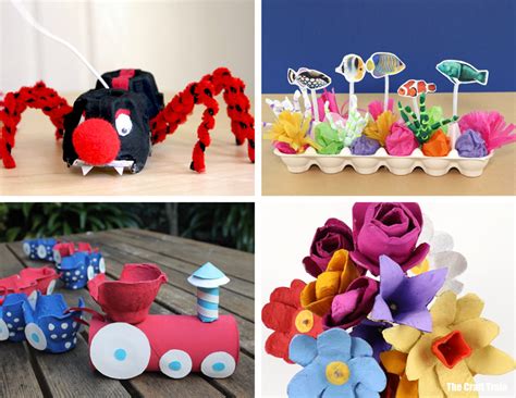 40 Recycled crafts for kids - The Craft Train