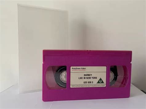 VHS VIDEO - Barney - Live In New York - VHS tapes without covers £5.00 - PicClick UK