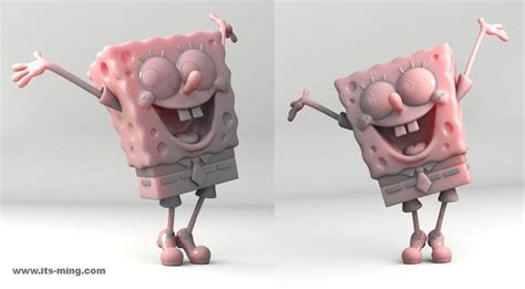 SpongeBob for Nicklelodeoan. | Spongebob, Cartoon characters, 3d cartoon