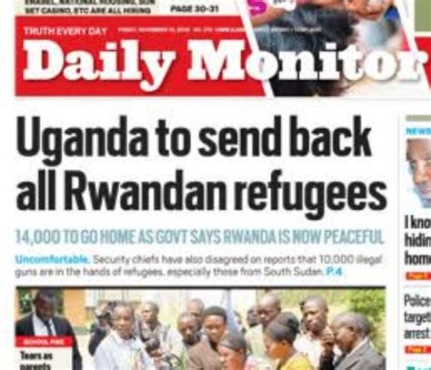 Uganda- Rwanda Tension Escalates As Kagame Bans Daily Monitor Newspaper ...