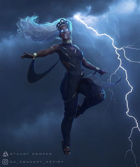 Stuart Cooper - Storm X-Men Movie Design ( Production painting )