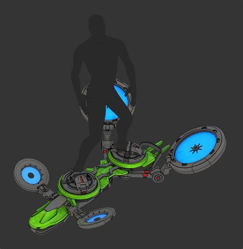 hoverboard, Stanislav Pomanskiy on ArtStation at https://www.artstation.com/artwork/Xky6l ...