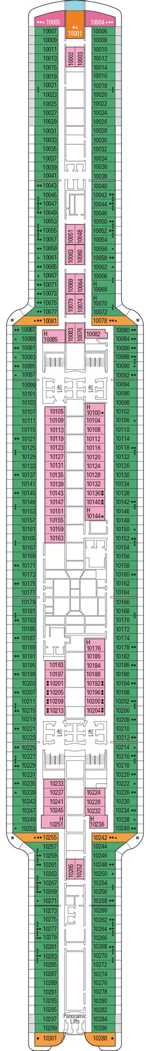 Msc Seashore Deck Plans