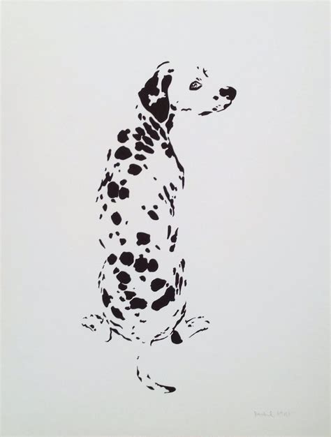 Dalmatian Print Fine Art Print of Original Ink Drawing - Etsy