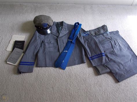 1960's Greyhound Lines Bus Driver uniform, Cap, Jacket, Pants, Tie and Manuals | #1885825510